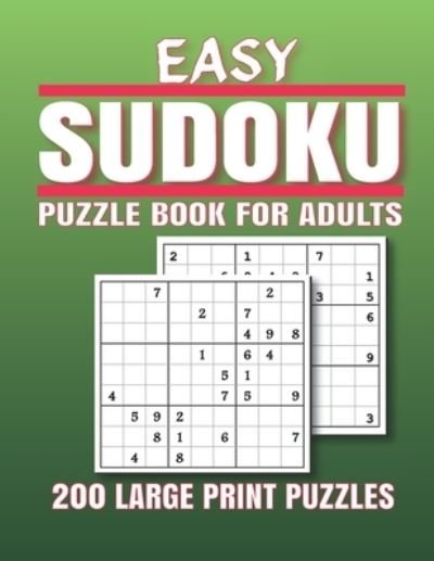 Cover for Sudokpuzzl Dokpu · Easy Sudoku Puzzle Book for Adults (Paperback Book) (2020)