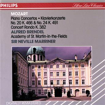 Mozart: Piano Concertos No. 20 K. 466 & No. 24 K. 491; Concert Rondo K. 382 - Alfred Brendel - Music - AVIC - 0028942086722 - August 13, 2024