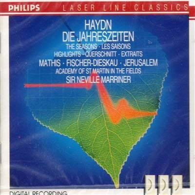 Cover for Joseph Haydn  · Stagioni Hobxxi / 3 (1799 1801) (Sel) (CD)