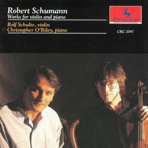 Works for Violin & Piano - Schumann / Schulte / O'riley - Musique - CENTAUR - 0044747209722 - 9 novembre 1993