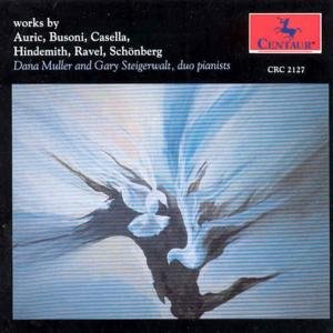 Cover for Auric / Hindemith / Muller / Steigerwalt · Works for Duo Piano (CD) (1993)