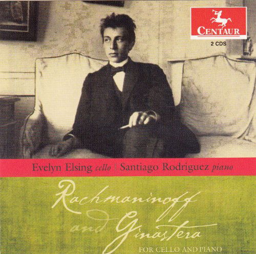 Rachmaninoff & Ginastera for Cello & Piano - Rachmaninoff / Ginastera / Elsing / Rodriguez - Musiikki - Centaur - 0044747324722 - tiistai 26. helmikuuta 2013