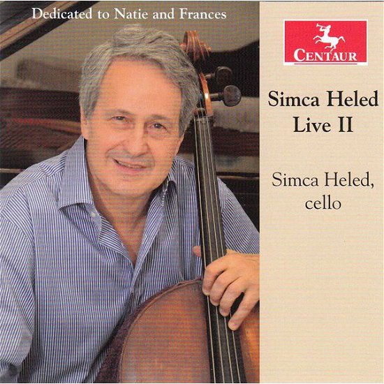 Cover for Schubert / Heled / Israel Sinfonietta / Roda · Simca Heled Live 2 (CD) (2015)