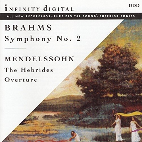 Cover for Brahms / Mendelssohn · Symphony 2 / Hebrides Overture (CD) (1996)