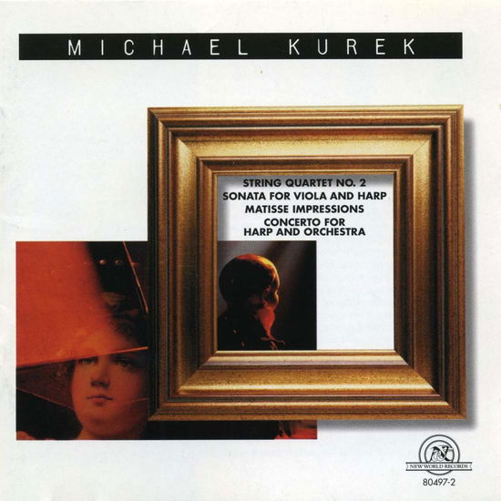 Cover for Blair String 4Tet · Kurek: String 4tet. No. 2, Sonata for Viola &amp; Harp (CD) (1997)