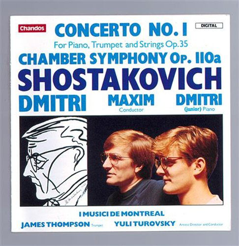 Piano Concerto No.1 - D. Shostakovich - Musiikki - CHANDOS - 0095115835722 - torstai 26. syyskuuta 2002