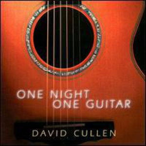 Cover for David Cullen · One Night One Guitar (CD) (2000)