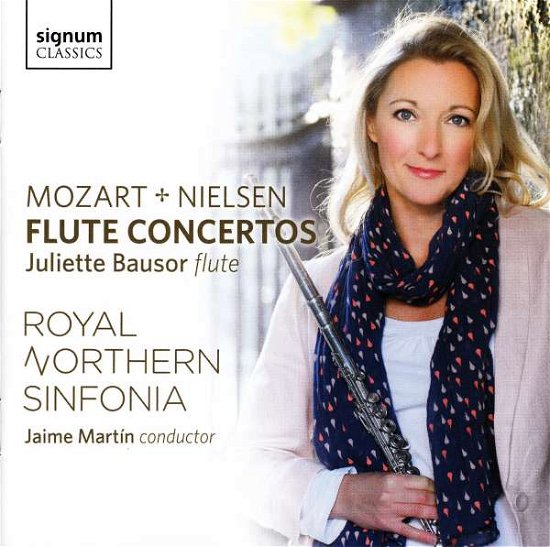 Cover for Bausor Rns Martin · Mozart Neilsen Flute Conc (CD) (2017)