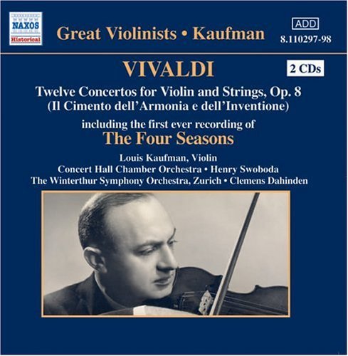 Cover for Kaufman / Swoboda / Concert Hall · 12 Violin Concertos, Op. 8 / T (CD) (2005)