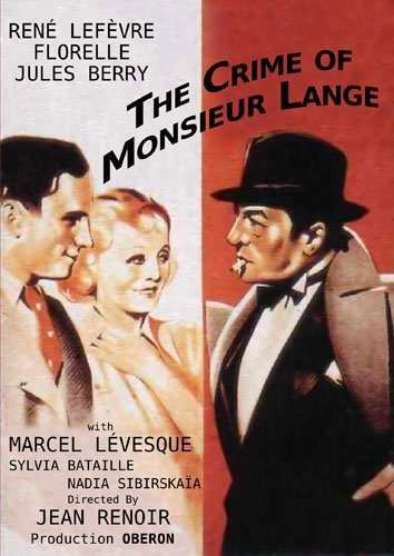 Cover for Crime of Monsieur Lange (DVD) (2015)
