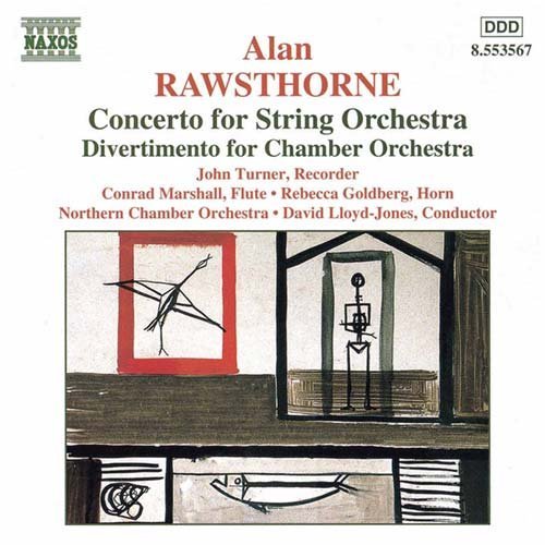 Rawsthorneconcerto For Strings - Ncolloydjones - Musik - NAXOS - 0730099456722 - 1. marts 1999