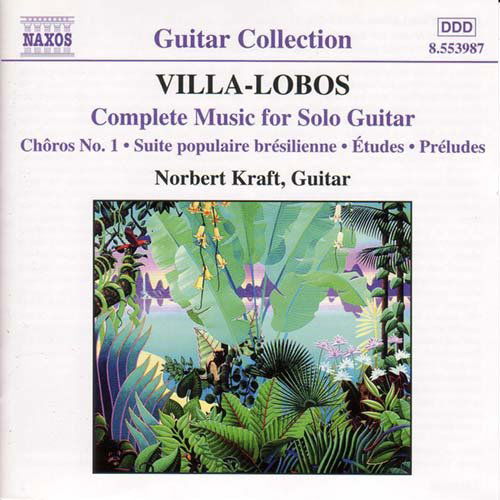 Complete Music For Solo G - Heitor Villa-Lobos - Musiikki - NAXOS - 0730099498722 - maanantai 11. joulukuuta 2000