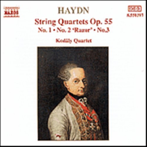 Cover for Haydn / Kodaly Quartet · String Quartets Opus 55, 1-3 (CD) (1994)