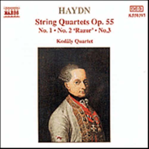 Cover for Haydn / Kodaly Quartet · String Quartets Opus 55, 1-3 (CD) (1994)