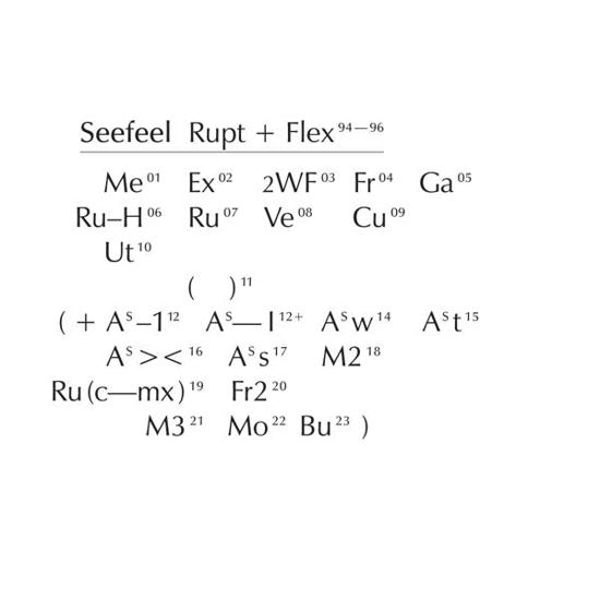 Cover for Seefeel · Rupt &amp; Flex (1994 - 96) (CD) (2021)