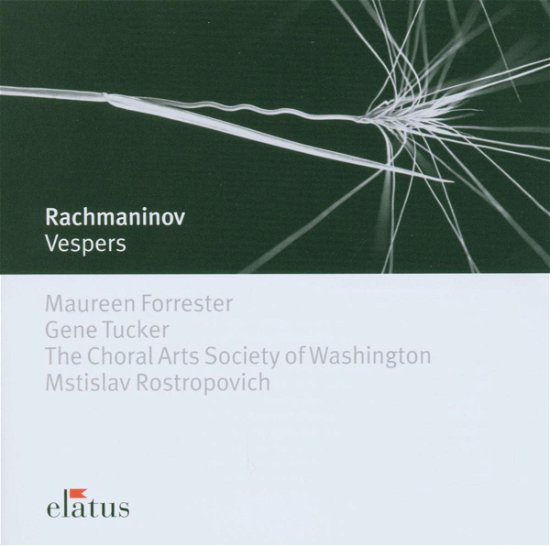 Vespers Op.37 - S. Rachmaninov - Musik - WARNER ELATUS - 0809274955722 - 13. März 2003