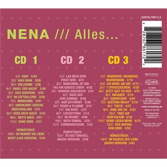 Alles - Nena - Musik - SONY MUSIC - 0828767861722 - 30. juni 2011