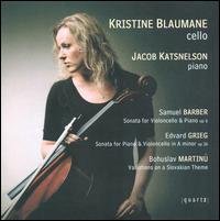Cover for Blaumane / Katsnelson · Cello Sonatas (CD) (2008)