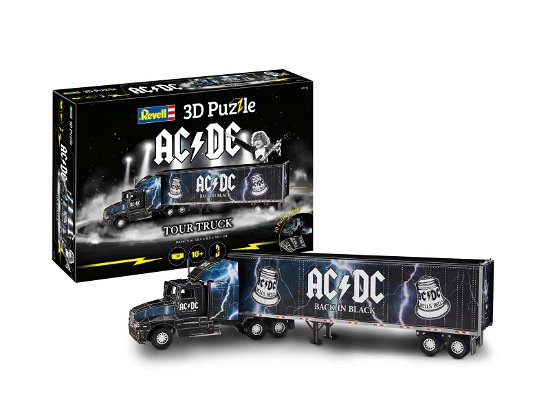 3D Puzzle - ACDC Tour Truck ( 00172 ) - Revell - Brætspil - REVELL - 4009803001722 - 15. maj 2020