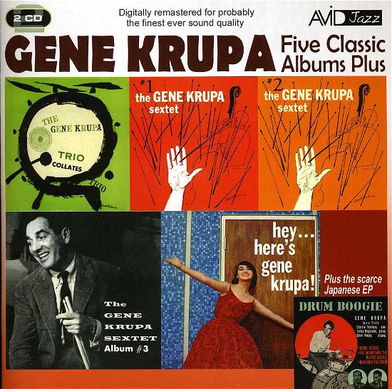Five Classic Albums Plus (The Gene Krupa Sextet #1 / #2 / #3 / Hey Heres Gene Krupa / The Gene Krupa Trio Collates) - Gene Krupa - Musik - AVID - 5022810700722 - 24 september 2012