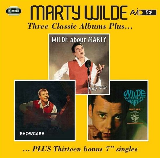 Cover for Marty Wilde · Three Classic Albums Plus (CD) [Wilde About Marty - Uk edition] (2019)