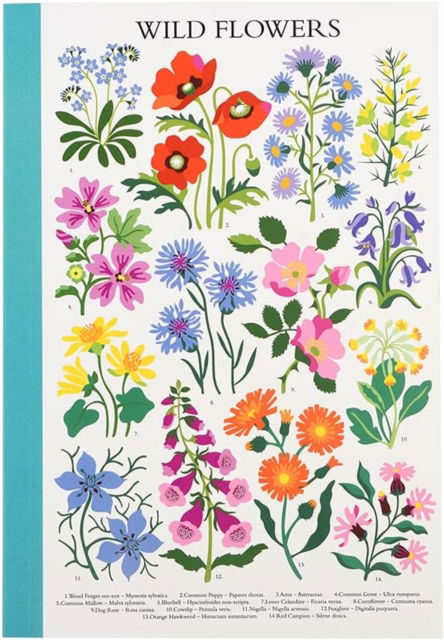 A5 notebook - Wild Flowers -  - Books - REX LONDON - 5027455436722 - June 23, 2023