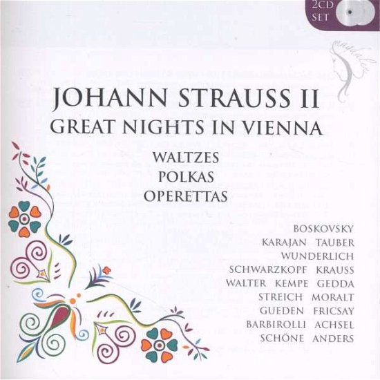 Johann Strauss - Great Nights In Vienna: Waltzes, Polkas, Operettas - J. -jr- Strauss - Música - MAGDALEN - 5028165802722 - 15 de setembro de 2016