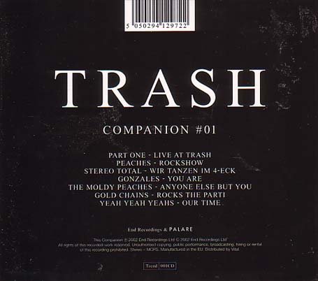 Trash Companion 1 - V/A - Music - END - 5050294129722 - August 19, 2022