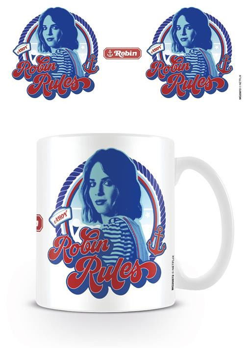 STRANGER THINGS - Robin Rules - Mug 315ml - Mug - Merchandise - Pyramid Posters - 5050574258722 - February 3, 2020