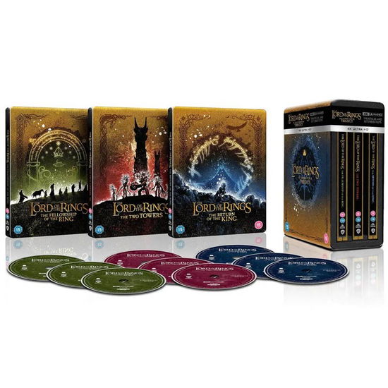 The Lord Of The Rings Trilogy Limited Edition Steelbook - Theatrical and Extended Collection 4K -  - Elokuva - Warner Bros - 5051892229722 - keskiviikko 31. heinäkuuta 2024