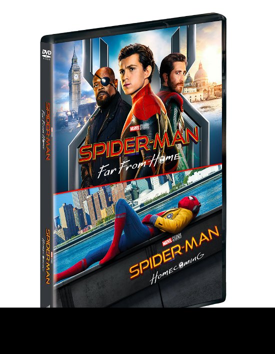 Cover for Robert Downey Jr,jon Favreau,jake Gyllenhaal,tom Holland,samuel L. Jackson,michael Keaton,marisa Tomei · Spider-man: Far from Home / Homecoming (DVD) (2019)