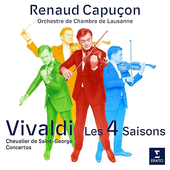 Cover for Renaud Capucon / Orchestre De Chambre De Lausanne · Vivaldi: The Four Seasons - Chevalier De Saint-George: Violin Concertos (CD) (2022)