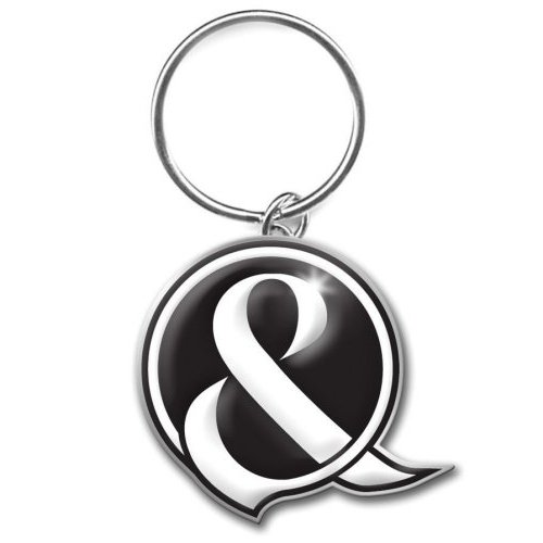 Of Mice & Men Keychain: Ampersand (Enamel In-fill) - Of Mice & Men - Koopwaar - Unlicensed - 5055295383722 - 