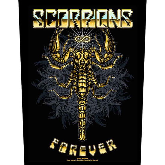 Scorpions Back Patch: Forever - Scorpions - Gadżety - PHD - 5055339793722 - 19 sierpnia 2019