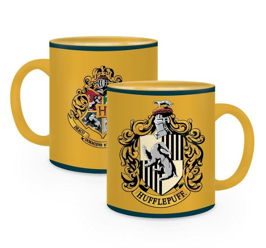 Harry Potter Hufflepuff Crest Mug (Boxed) - Harry Potter - Produtos - HARRY POTTER - 5055453486722 - 15 de maio de 2022