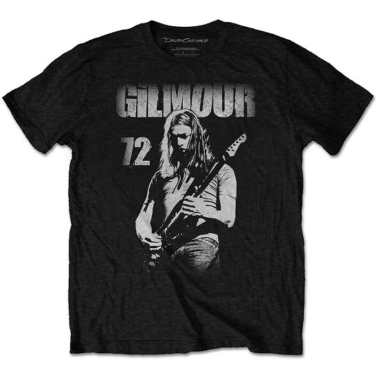 Cover for David Gilmour · David Gilmour Unisex T-Shirt: 72 (T-shirt) [size S] [Black - Unisex edition]
