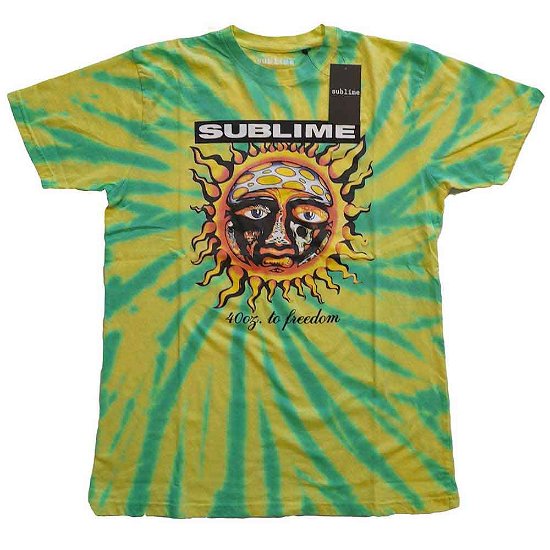 Sublime Unisex T-Shirt: 40oz To Freedom (Wash Collection) - Sublime - Merchandise -  - 5056561027722 - 
