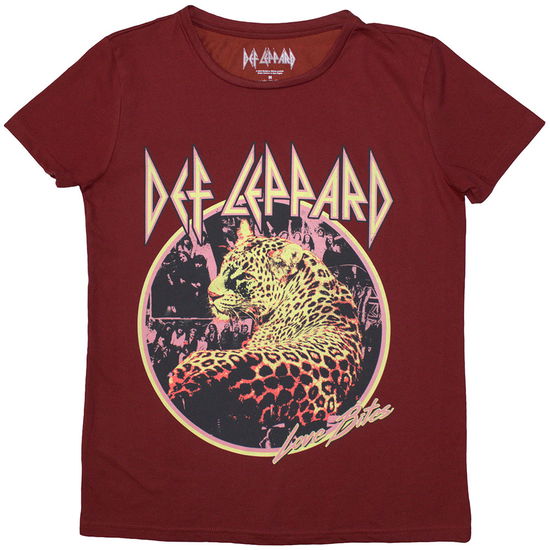 Def Leppard · Def Leppard Ladies T-Shirt: Love Bites (T-shirt) [size S] (2024)