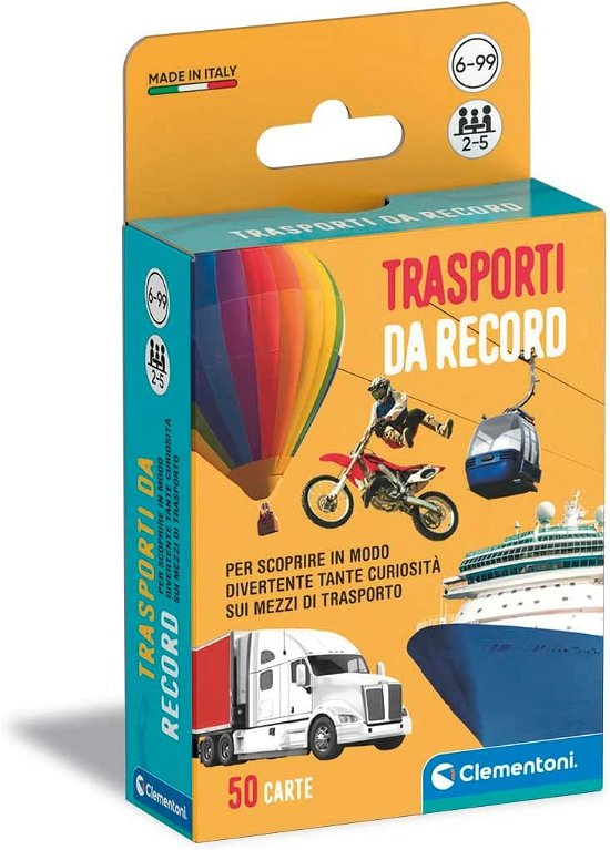 Cover for Clementoni Ricreativi Giochi Di Carte Made In Italy Carte Trasporti Da Record (MERCH)