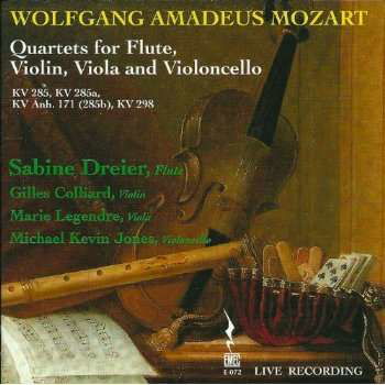 Cover for Wolfgang Amadeus Mozart · Quartets For Flute Violin VI (DVD) (2017)