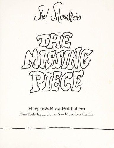 Cover for Shel Silverstein · The Missing Piece (Bok) (1976)