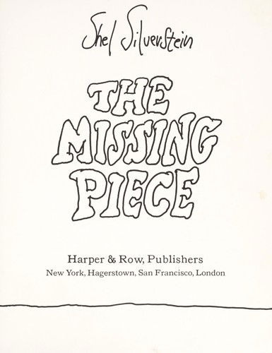 Cover for Shel Silverstein · The Missing Piece (Book) (1976)