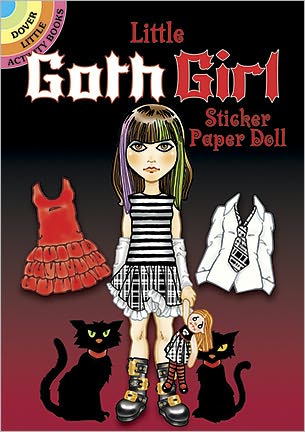 Cover for Ted Menten · Little Goth Girl Sticker Paper Doll - Little Activity Books (Paperback Book) (2011)