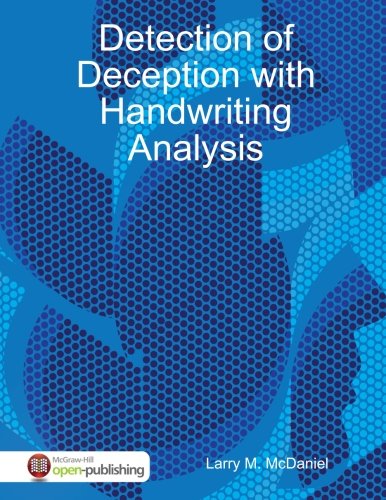 Cover for Larry Mcdaniel · Detection of Deception with Handwriting Analysis (Paperback Book) (2009)