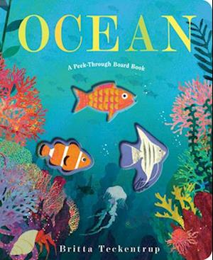 Cover for Teckentrup Britta · Ocean A Peek Through Board Bk (Book) (2024)