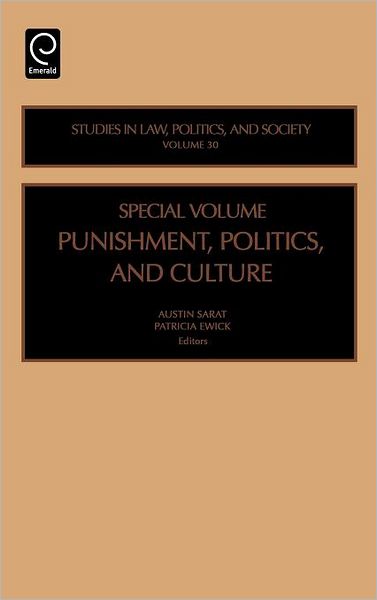 Cover for Austin Sarat · Punishment, Politics and Culture - Studies in Law, Politics, and Society (Hardcover Book) (2003)