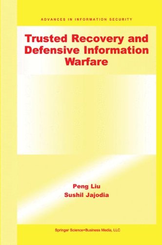 Cover for Peng Liu · Trusted Recovery and Defensive Information Warfare - Advances in Information Security (Hardcover bog) (2001)