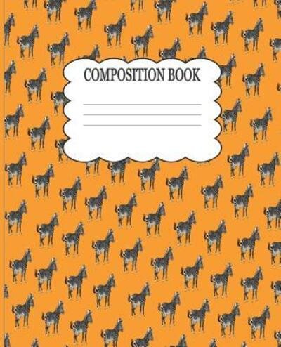 Cover for Gmurphy Publishing · Zebra Composition Book (Paperback Book) (2019)