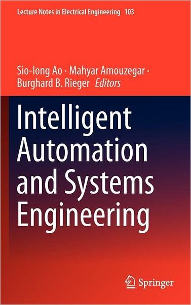 Cover for Sio Iong Ao · Intelligent Automation and Systems Engineering - Lecture Notes in Electrical Engineering (Gebundenes Buch) [2011 edition] (2011)