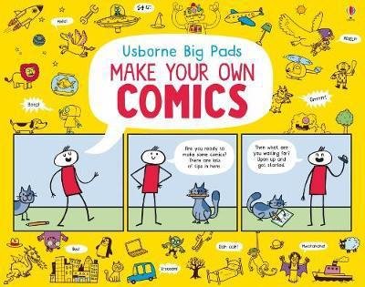Make your own comics - Pads - Louie Stowell - Kirjat - Usborne Publishing Ltd - 9781474922722 - perjantai 1. syyskuuta 2017